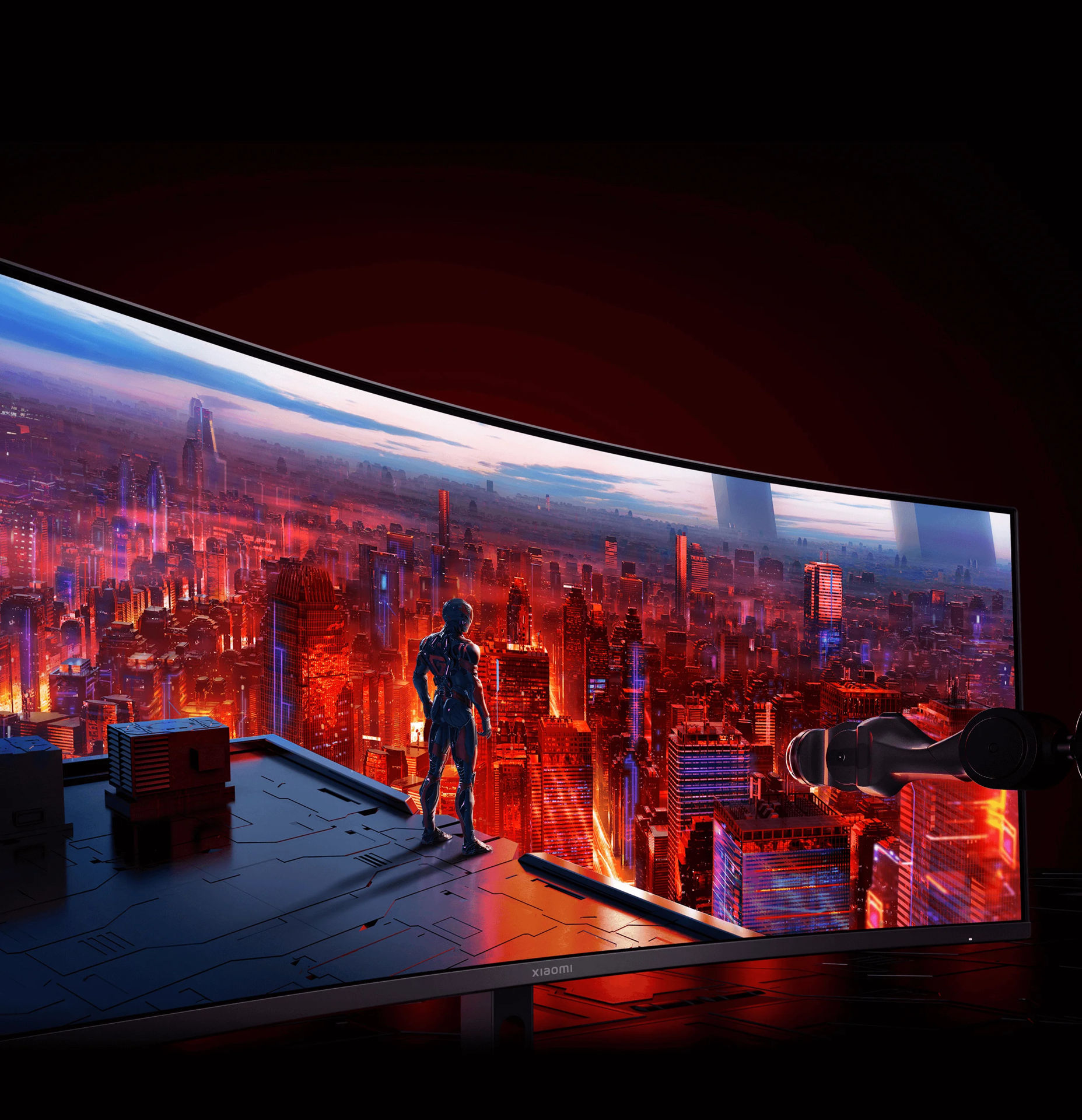 مانیتور گیمینگ خمیده شیائومی مدل Xiaomi Mi Curved Gaming Monitor 34 Inch G34WQi