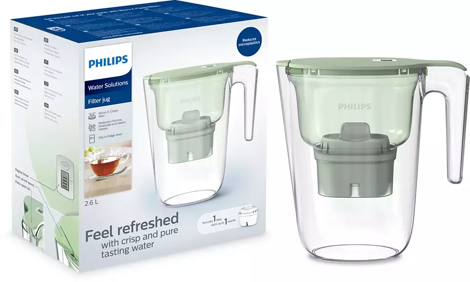 پارچ تصفیه آب PHILIPS water solutions filter jug 3.4L