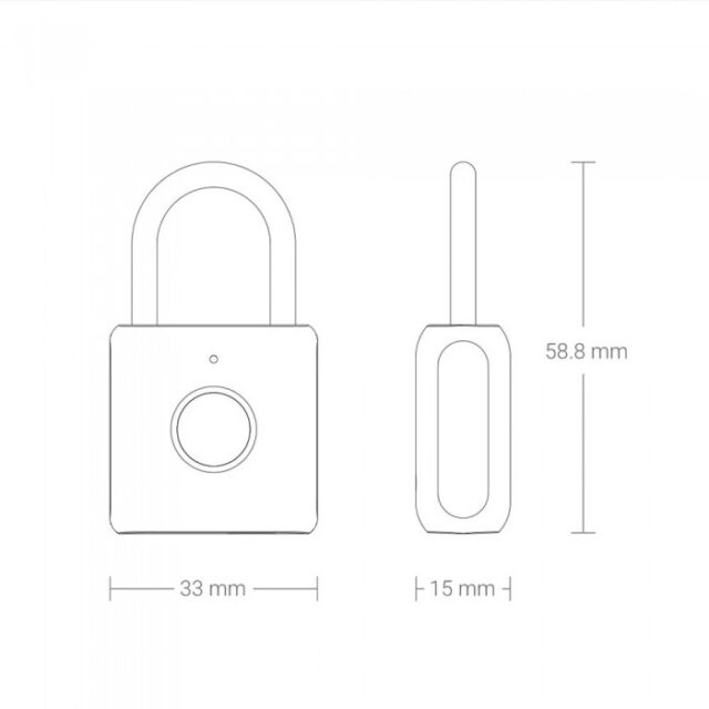 قفل هوشمند اثر انگشتی UODI شیائومی