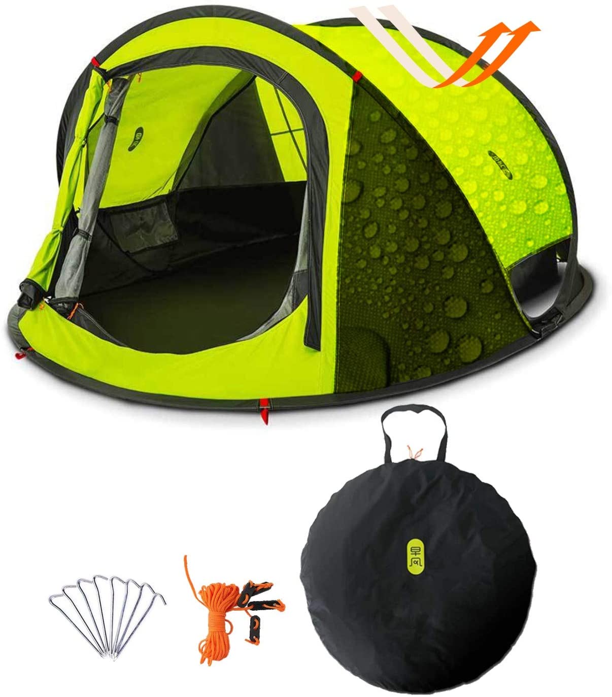 چادر مسافرتی اتوماتیک 4 نفره شیائومی Xiaomi Zenph Waterproof 4 Person Automatic Camping Tent ضد آب