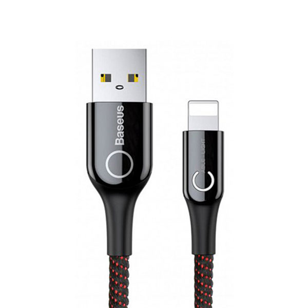 کابل لایتنینگ هوشمند قطع کن خودکار بیسوس Baseus C-Shaped Light Intelligent CALCD-01