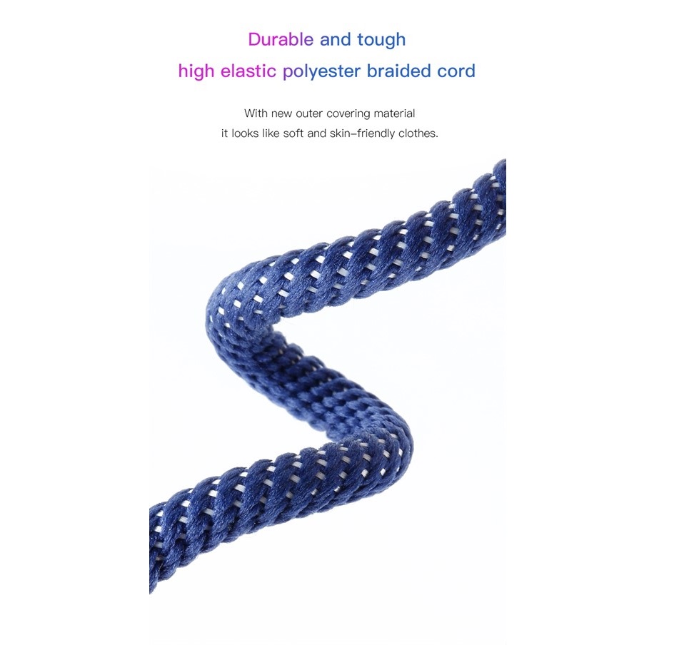 کابل لایتنینگ هوشمند قطع کن خودکار بیسوس Baseus C-Shaped Light Intelligent CALCD-01