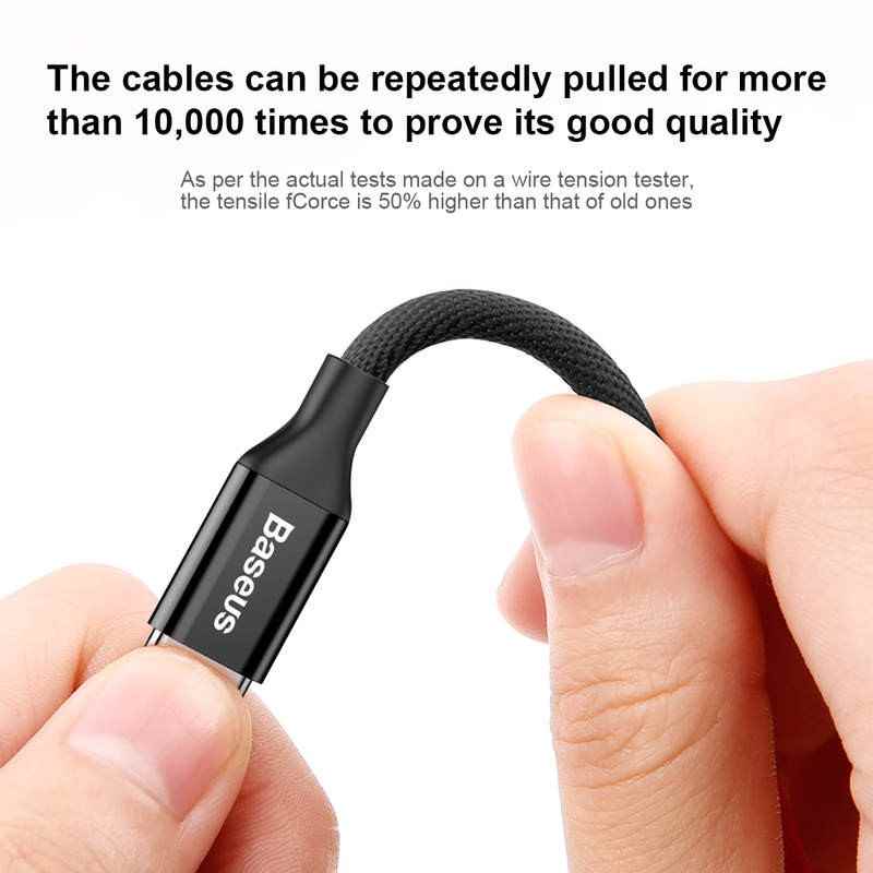 کابل شارژ لایتنینگ بیسوس Baseus Yiven Cable CALYW-C01 طول 3 متر و توان 1.5 آمپر