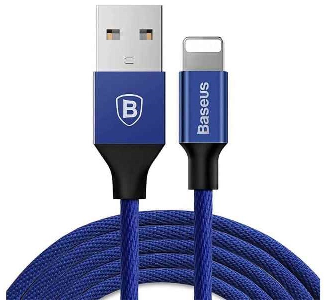 کابل شارژ لایتنینگ بیسوس Baseus Yiven Cable CALYW-C01 طول 3 متر و توان 1.5 آمپر