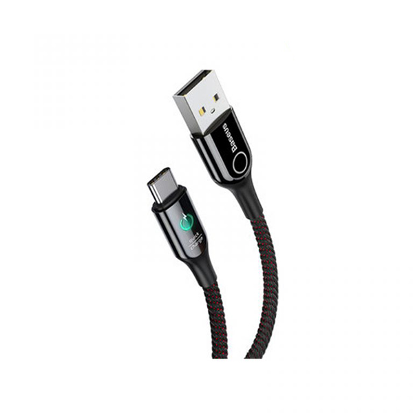 کابل Type C فست شارژ بیسوس Baseus C-Shaped Cable CATCD-01 دارای قطع کن خودکار