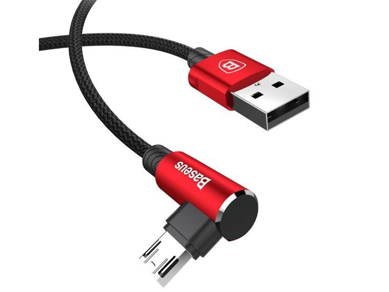 کابل میکرو یو اس بی بیسوس Baseus MVP Elbow Type Cable CAMMVP-A01 طول 1 متر