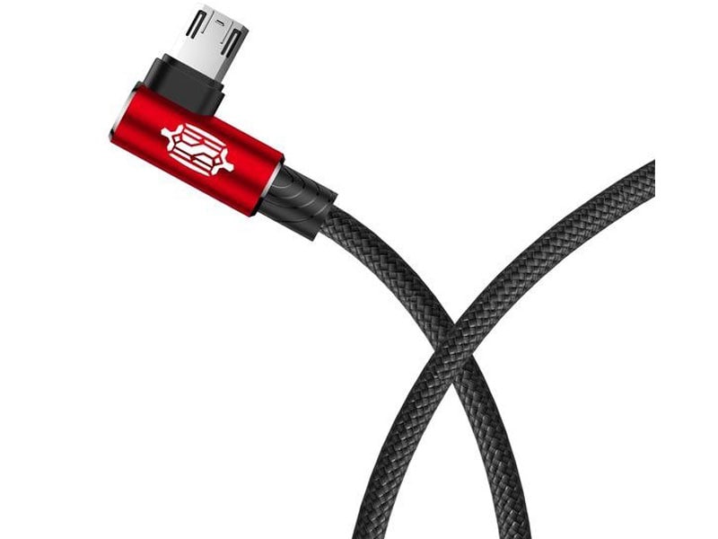 کابل میکرو یو اس بی بیسوس Baseus MVP Elbow Type Cable CAMMVP-A01 طول 1 متر