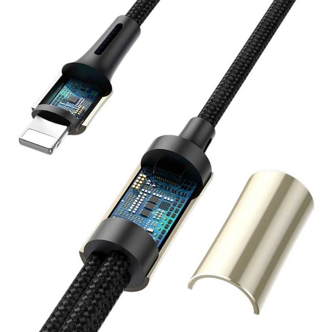 کابل سه سر بیسوس Baseus Caring 3 in 1 Cable CAMLT-GH01 1.2m توان 3.5 آمپر