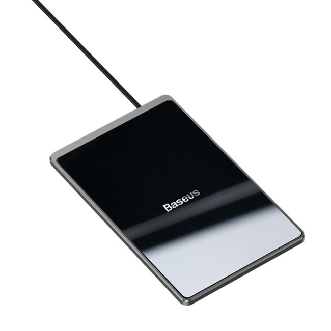 شارژر وایرلس مینی بیسوس Baseus Card Ultra-thin Wireless Charger WX01B-01 توان 15 وات