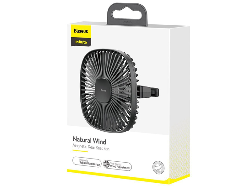 پنکه داخل خودرو بیسوس Baseus Natural Wind Magnetic Rear Seat Fan