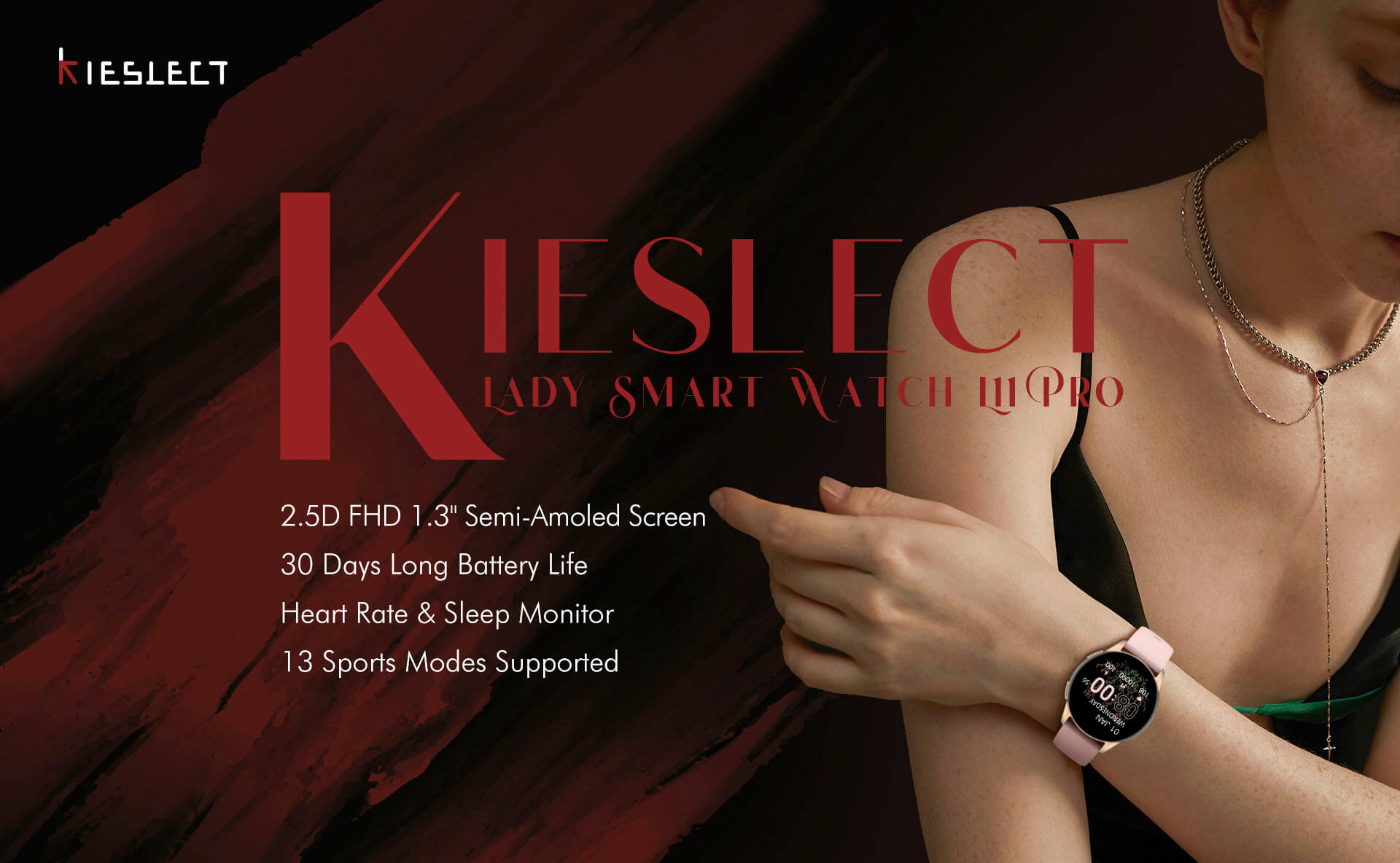ساعت هوشمند زنانه شیائومی Kieslect Lady Smart Watch L11 Pro