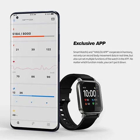 ساعت هوشمند شیائومی مدل Xiaomi Haylou Smart Watch LS02