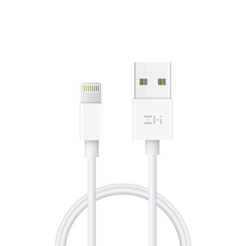 کابل شارژ سریع لایتنینگ به تایپ‌سی شیائومی ZMI USB-C TO Lightning Data Cable AL813C 1M
