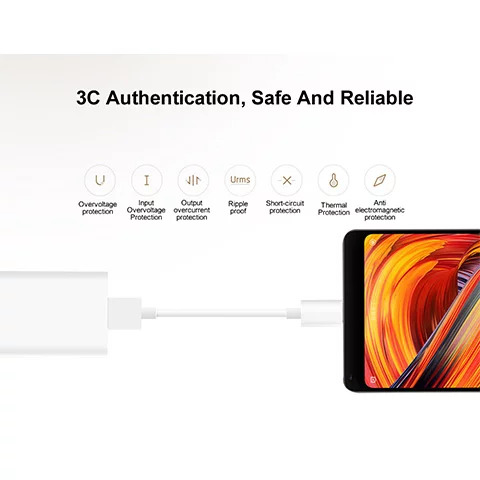 آداپتور شیائومی مدل Xiaomi MDY-08-EH Travel Charger 18W