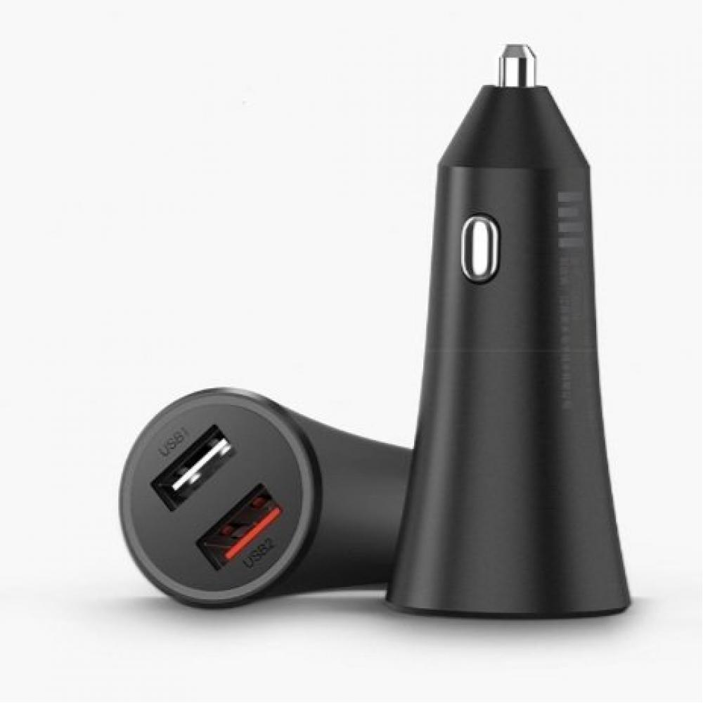 شارژر فندکی شیائومی مدل Xiaomi Mi 37W Dual-Port Car Charger