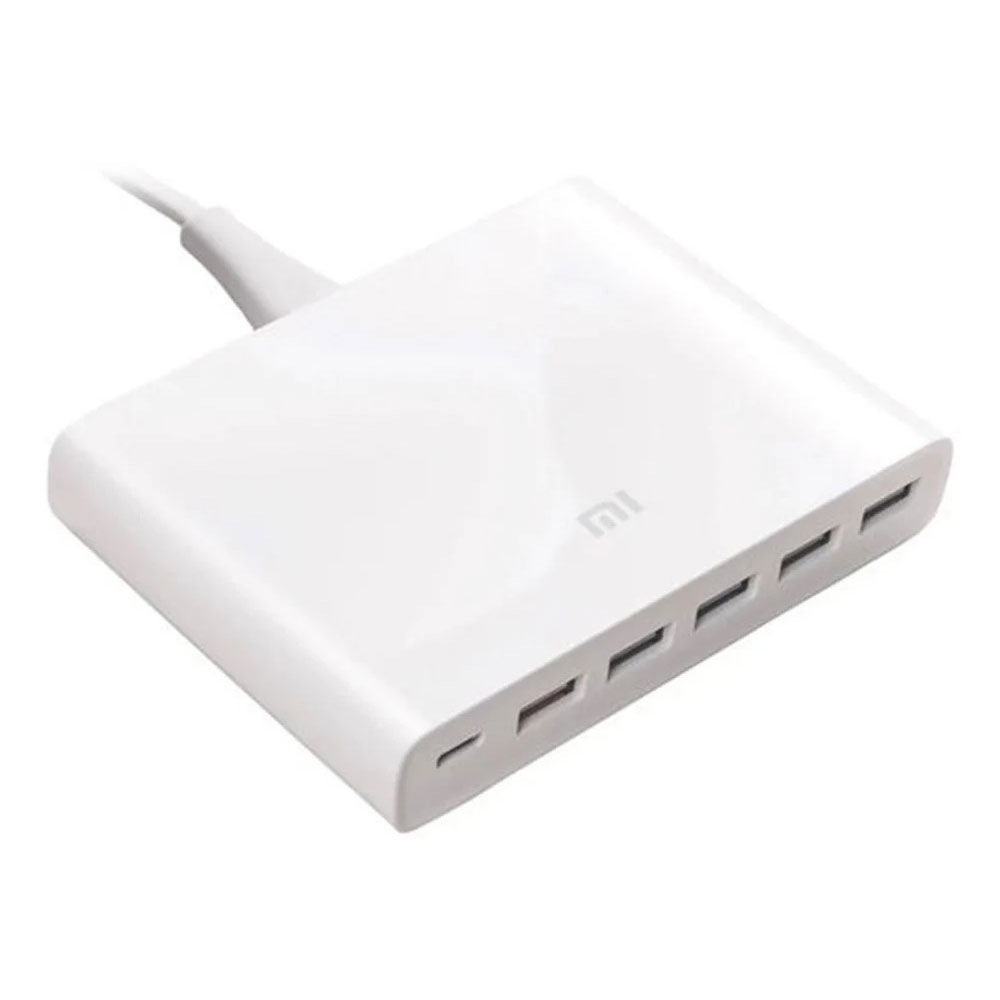 هاب USB و شارژر سریع 60 واتی شیائومی Xiaomi Mi 60W Multiple Hub 6 Port Fast Charger