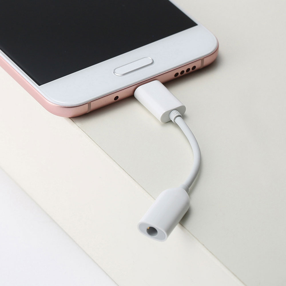 تبدیل Type-C به جک 3.5 میلیمتری هدفون شیائومی مدل Xiaomi Type-C To 3.5mm Audio Cable