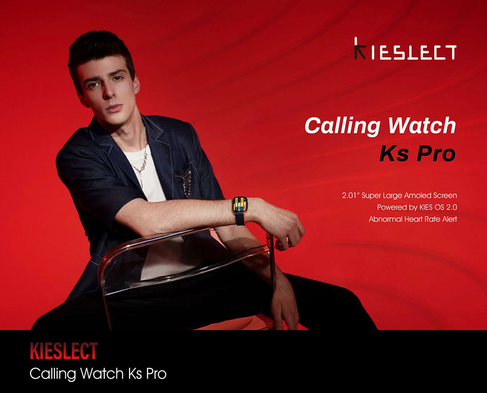 ساعت هوشمند شیائومی مدل Kieslect Smart Calling Watch Ks Pro