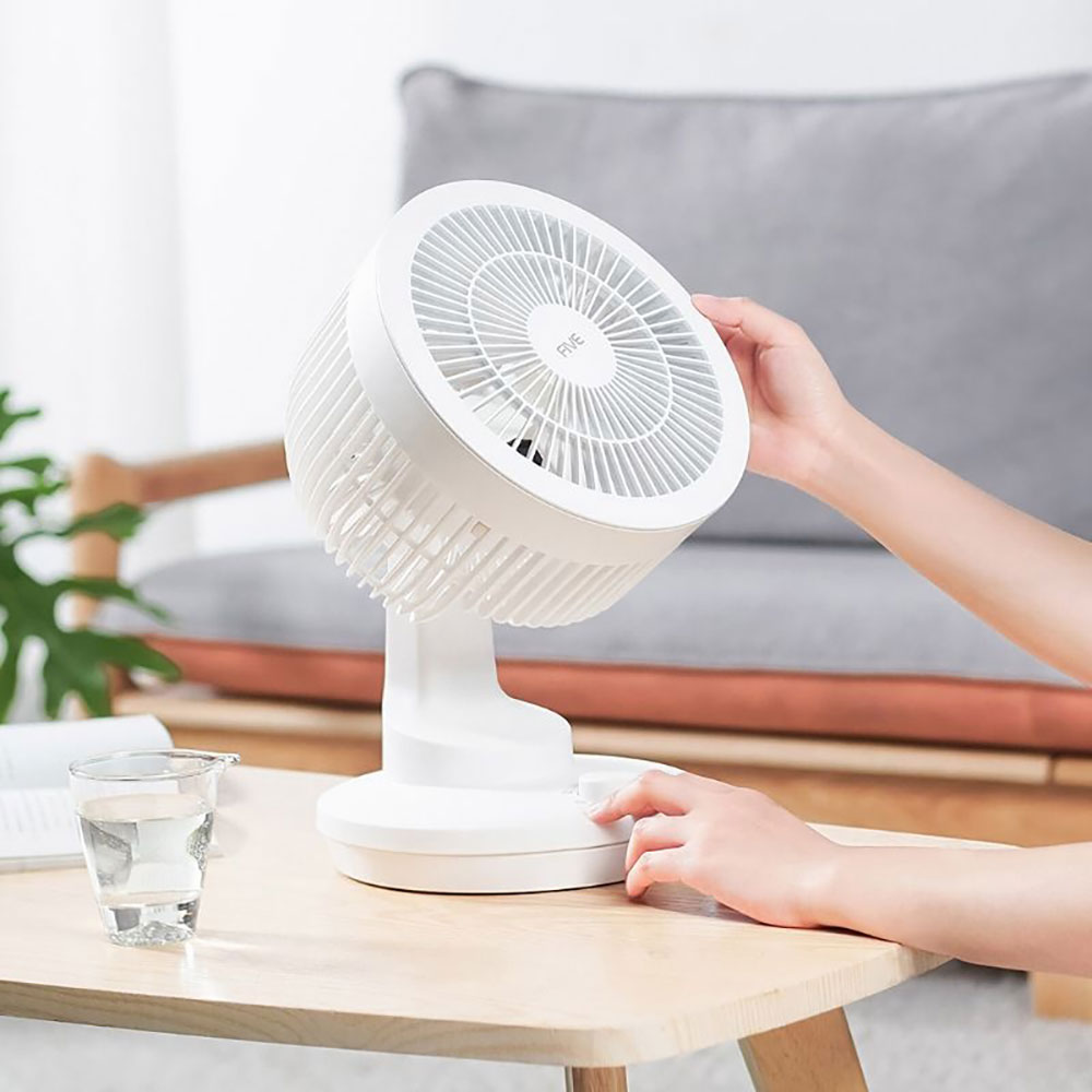 پنکه رومیزی شیائومی مدل Xiaomi FIVE YSDFS001XD Air Circulation Fan-Desk Fan
