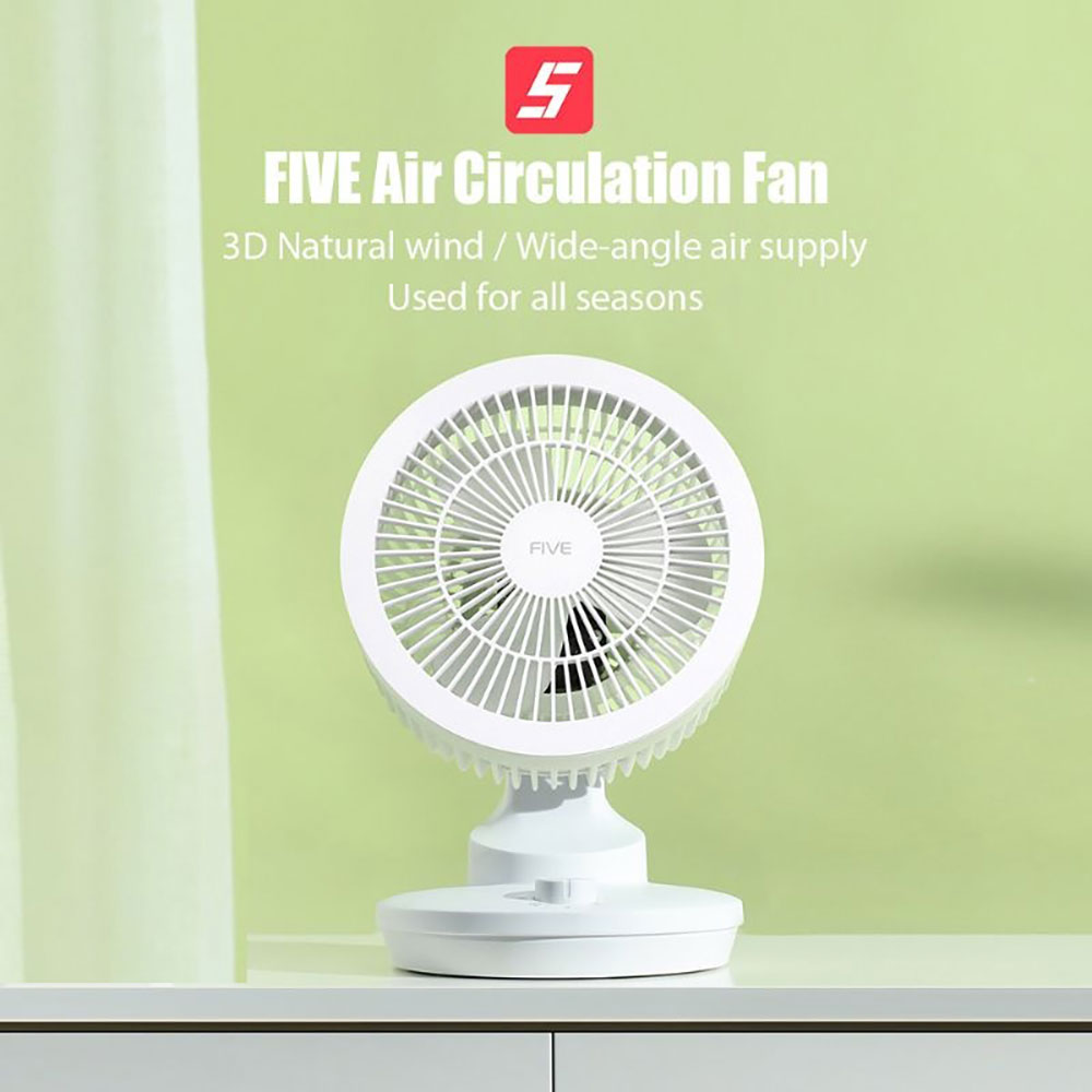 پنکه رومیزی شیائومی مدل Xiaomi FIVE YSDFS001XD Air Circulation Fan-Desk Fan