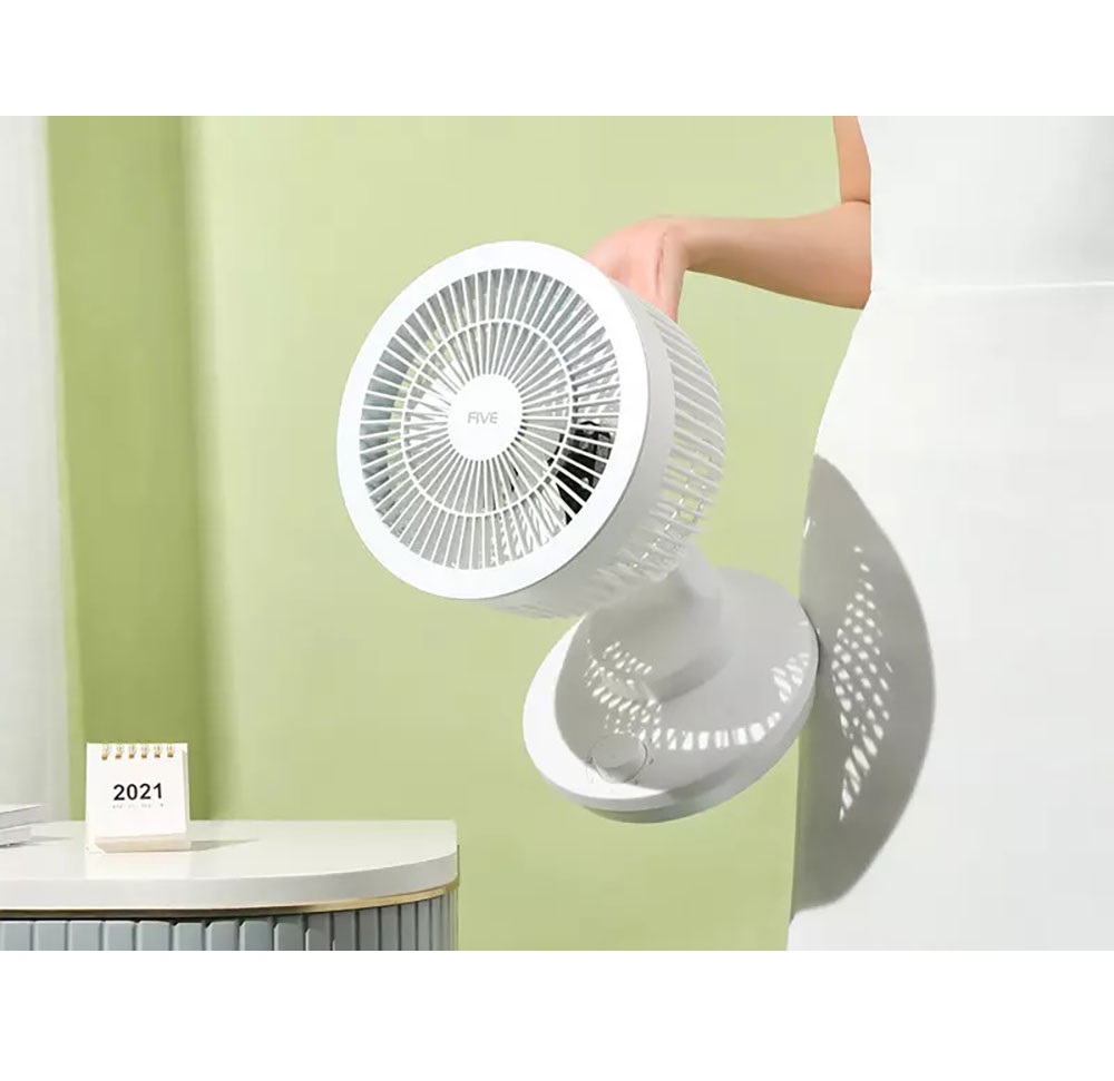 پنکه رومیزی شیائومی مدل Xiaomi FIVE YSDFS001XD Air Circulation Fan-Desk Fan