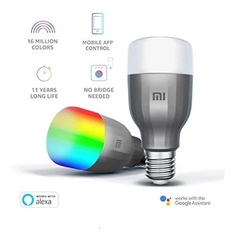 لامپ هوشمند شیائومی مدل (Mi Led Smart Bulb (white and Color بسته دو عددی