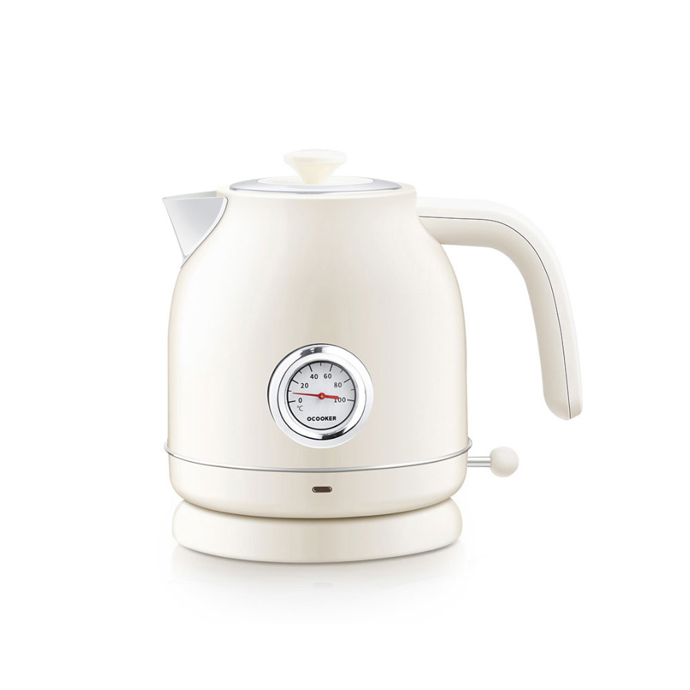 کتری برقی شیائومی مدل QCOOKER Retro Electric Kettle Stainless Steel