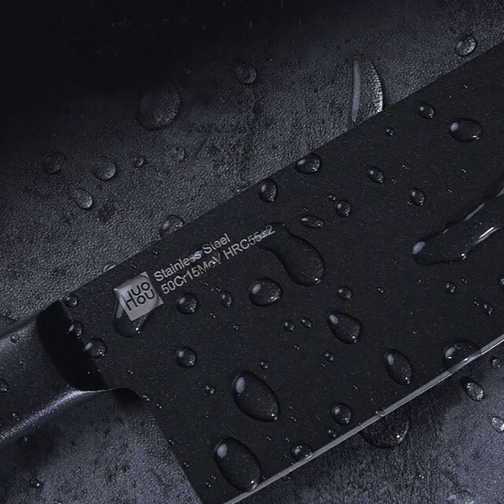 ست 2 عددی چاقو و ساطور آشپزخانه شیائومی مدل HUOHOU 2PCS/Set Cool Black