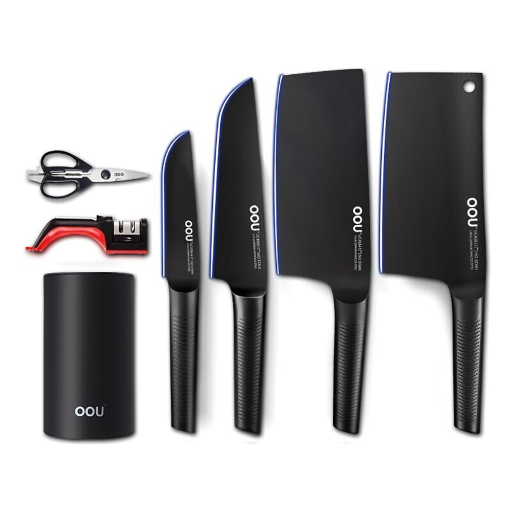 سرویس چاقوی آشپزخانه 7 پارچه شیائومی مدل Xiaomi OOU Knife Set