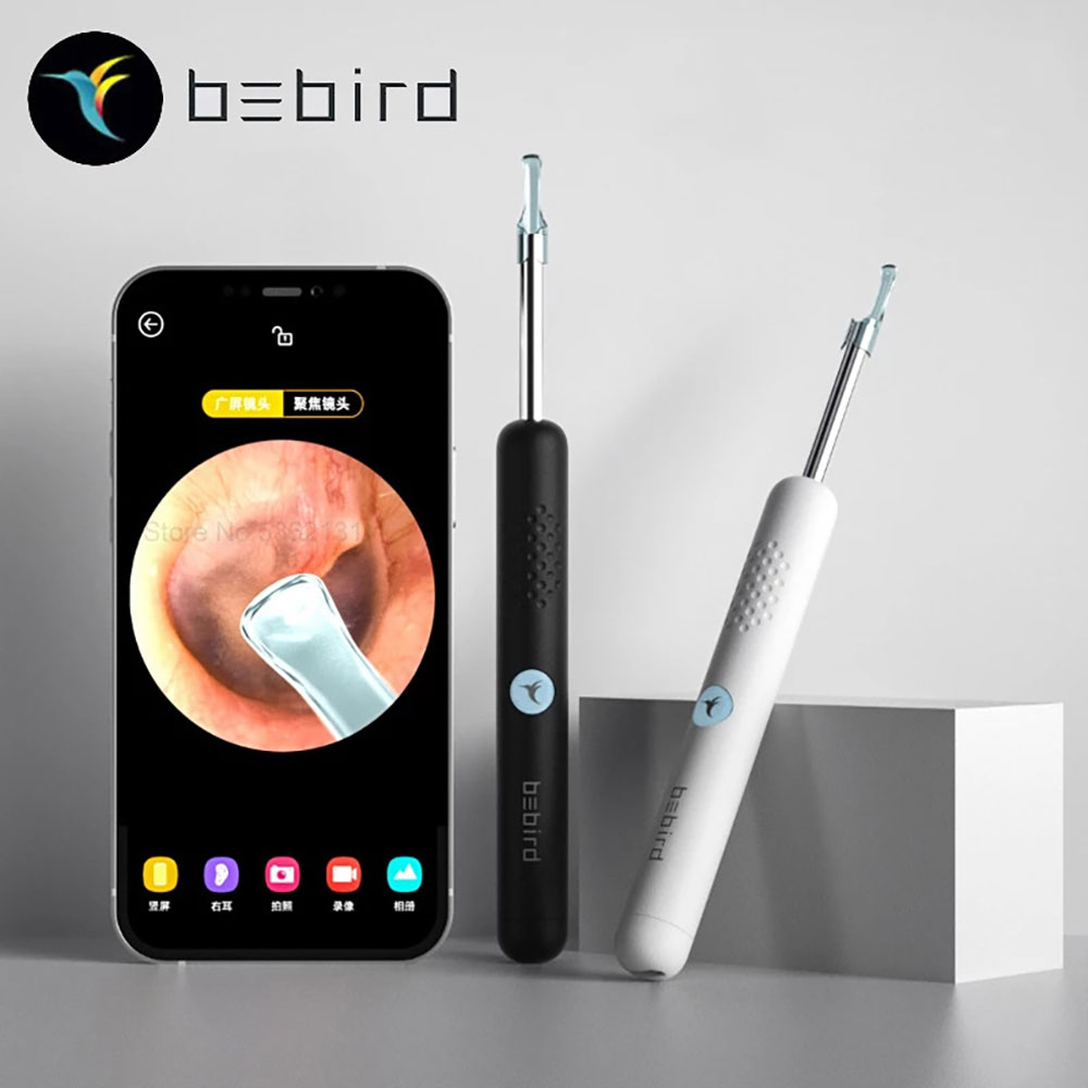 گوش پاک کن تصویری هوشمند شیائومی مدل Bebird R1 Smart Visual Ear Sticks Endoscope