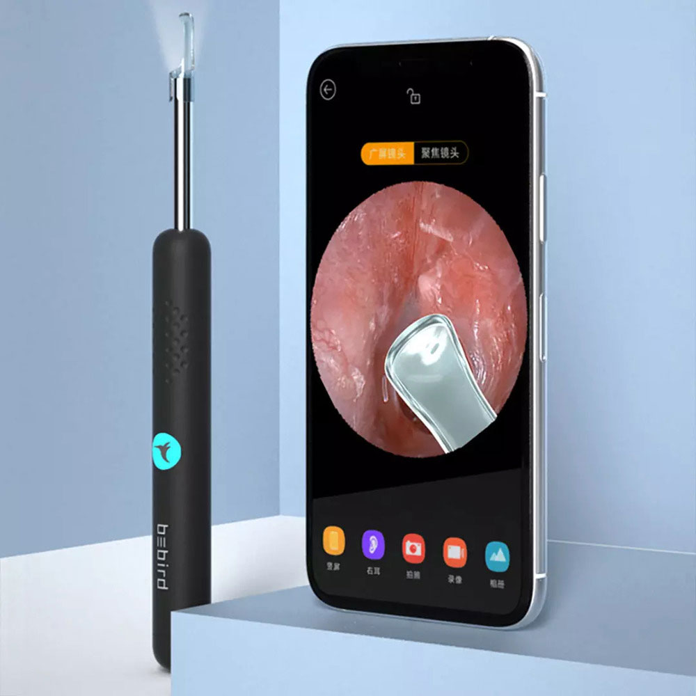 گوش پاک کن تصویری هوشمند شیائومی مدل Bebird R1 Smart Visual Ear Sticks Endoscope