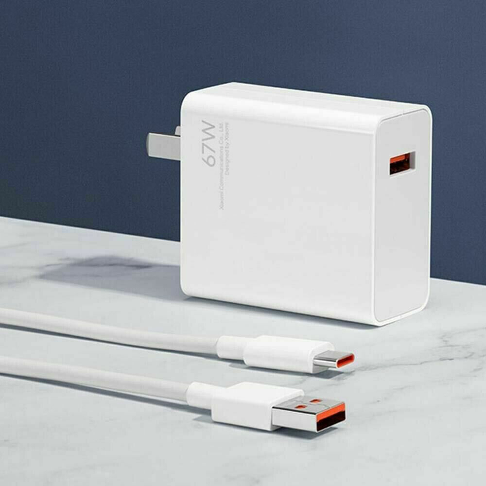 شارژر فست شارژ شیائومی 67 واتی شیائومی مدل xiaomi charger 67W