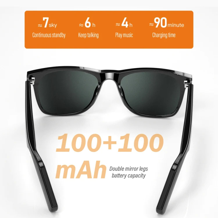 عینک هوشمند مدل E10-C Binaural Call Smart Bluetooth Glasses Earphone(Polarized Sunglasses)