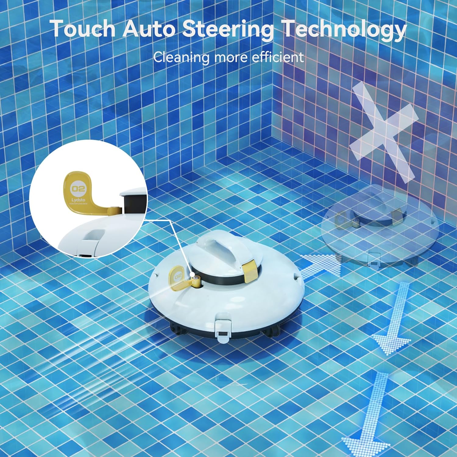 جارو استخری مدل Lydsto Cordless Robotic Pool Cleaner P1mini