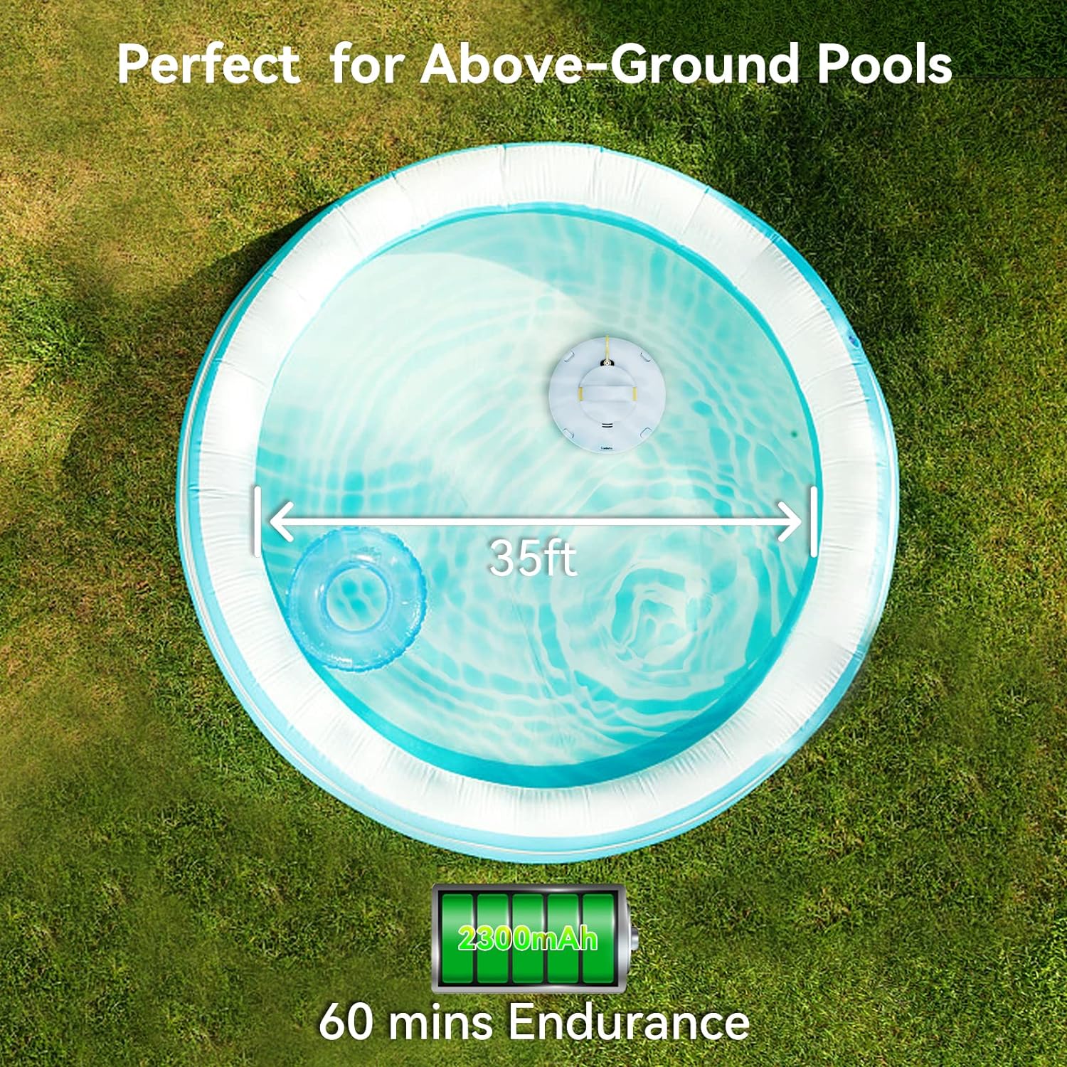 جارو استخری مدل Lydsto Cordless Robotic Pool Cleaner P1mini