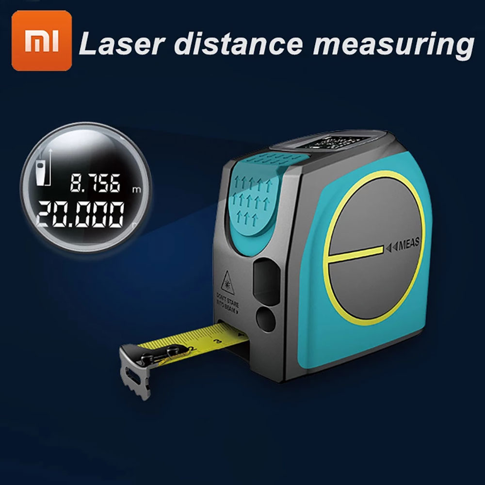 متر لیرزی نمایشگردار شیائومی مدل Xiaomi mileseey DT10 2in1 Laser Tape Measurer