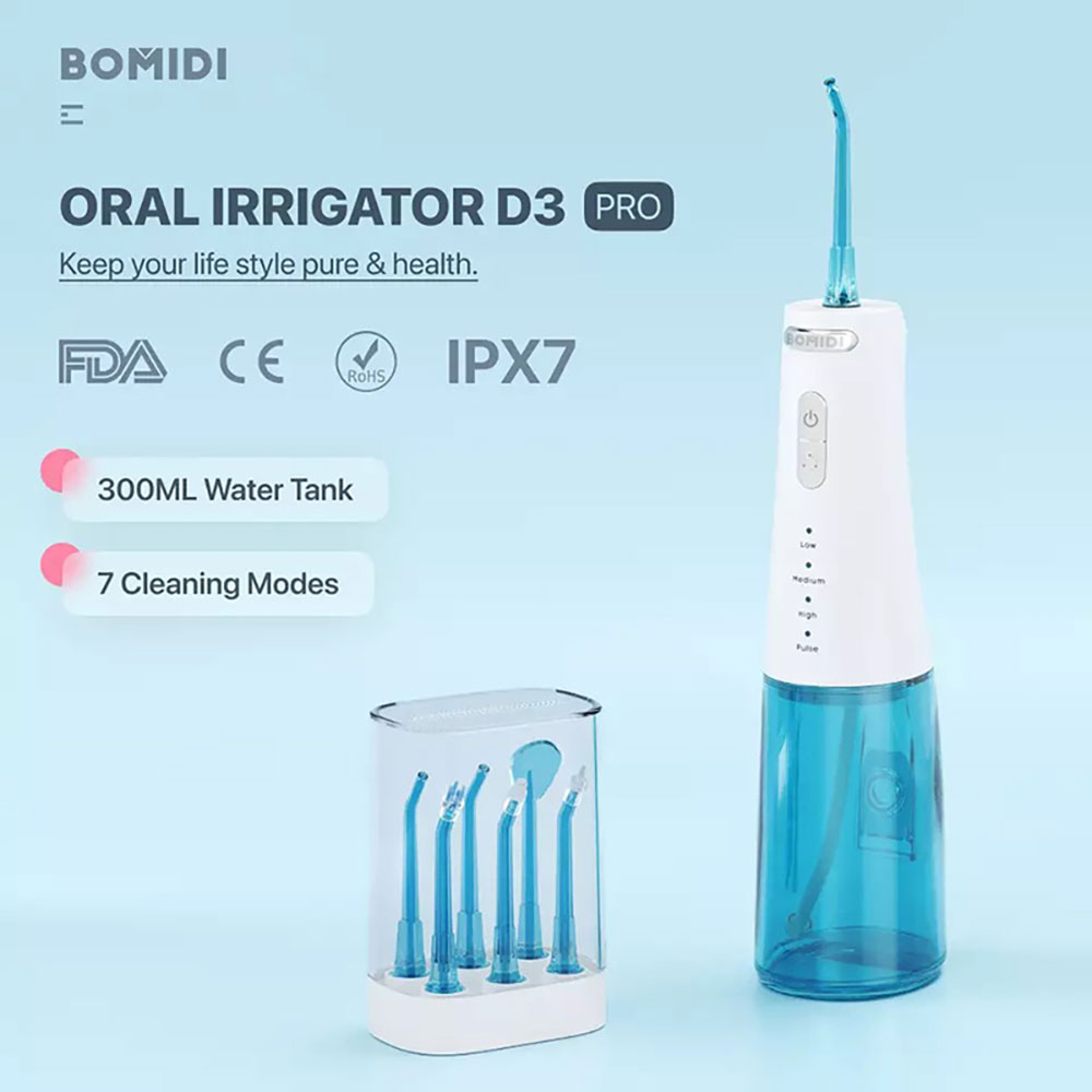 واتر جت دهانشوی شیائومی مدل BOMIDI Oral Irrigator D3 Pro