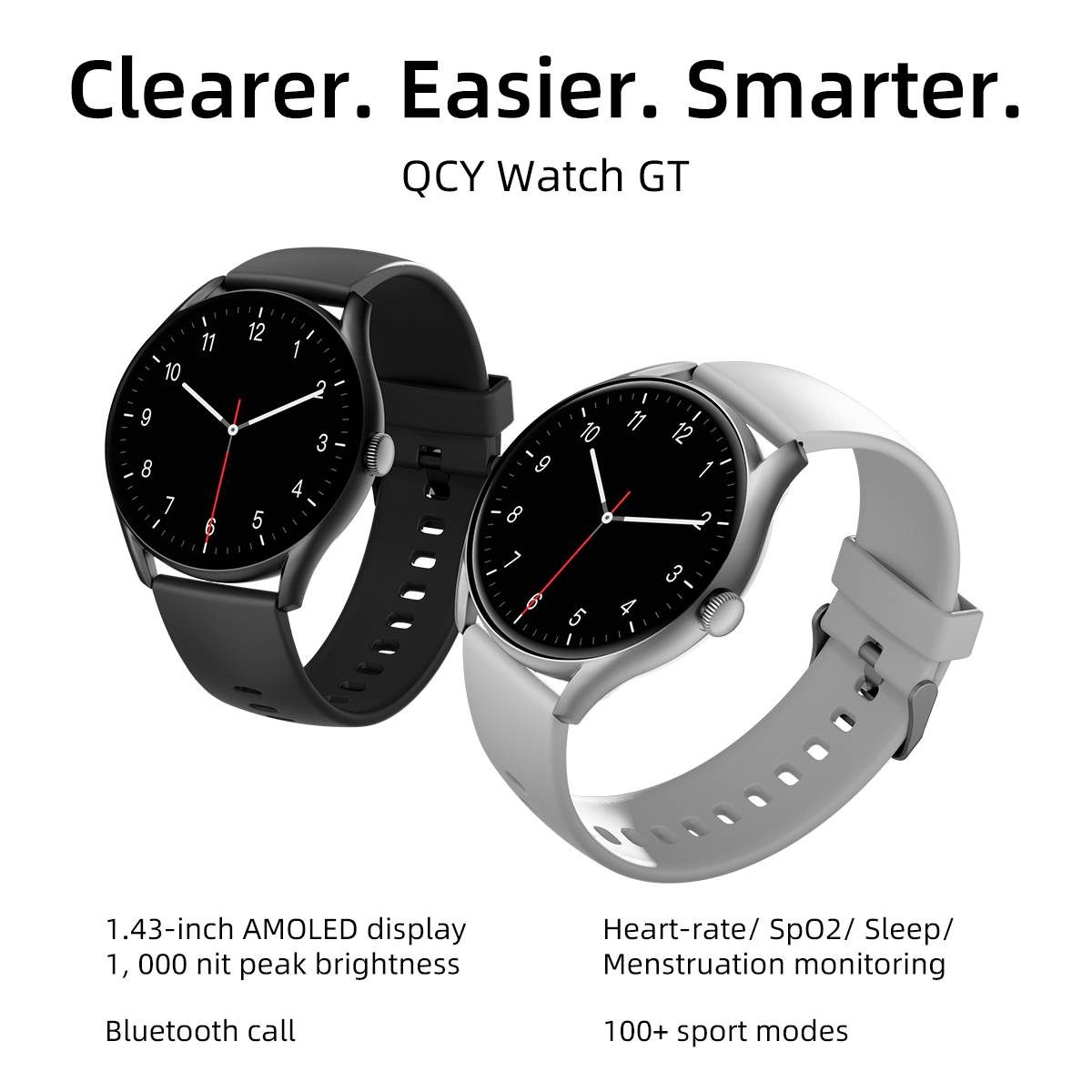 ساعت هوشمند شیائومی مدل QCY GT