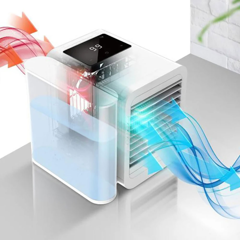 مینی کولر سلولوزی مدل Microhoo Personal Mini Air Conditioning Fan MH01R ...