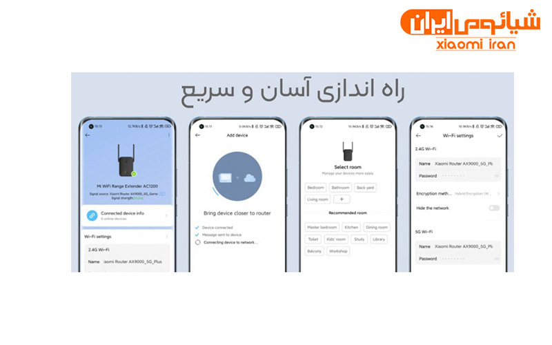 Xiaomi Mi WiFi Range Extender AC1200 تقویت کننده وای فای شیائومی